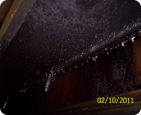 Backshelf Plenum Before hood cleaning vancouver